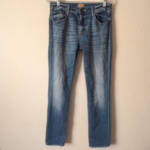 Driftwood Jeans Womens 27 Audrey Straight Blue Stretch